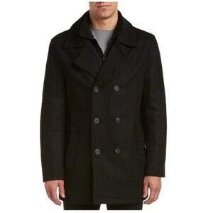 Andrew Marc New York Burnett Classic Wool Peacoat
